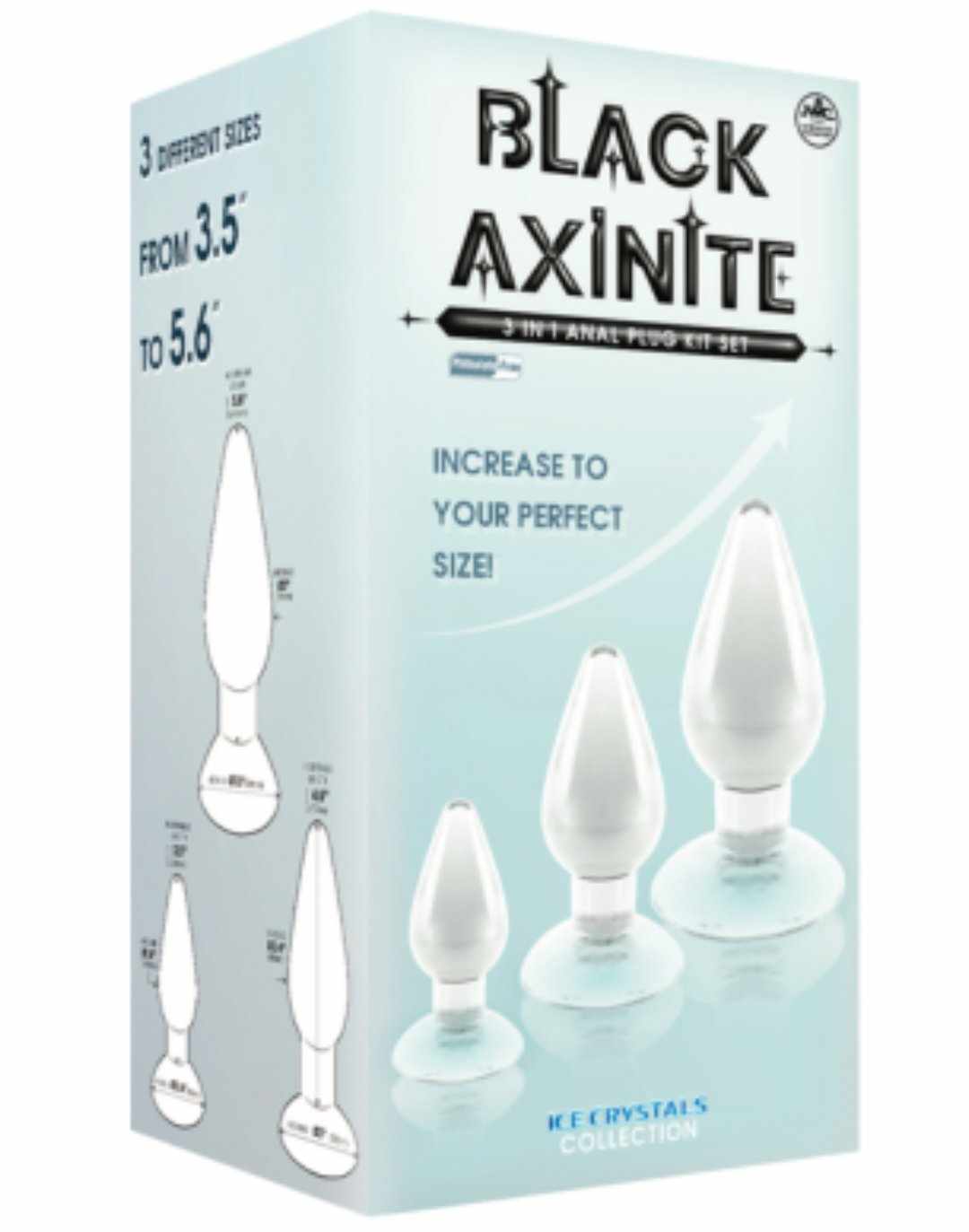 Black axinite anal training kit – Adult Basement Hobart