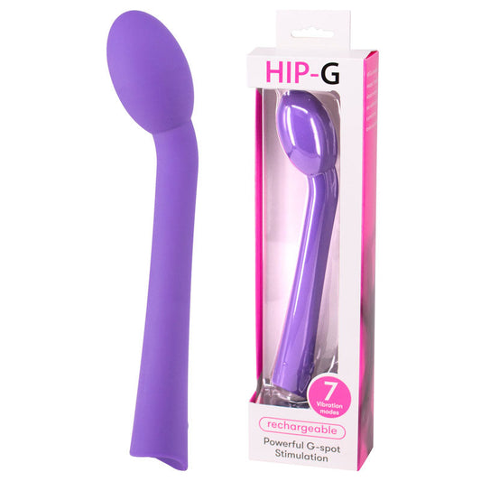 HIP G RECHARGEABLE - PURPLE USB RECHARGEABLE VIBRATOR