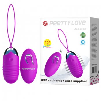 Pretty Love by Baile Rechargeable Vibrating Egg with Remote Control Jessica