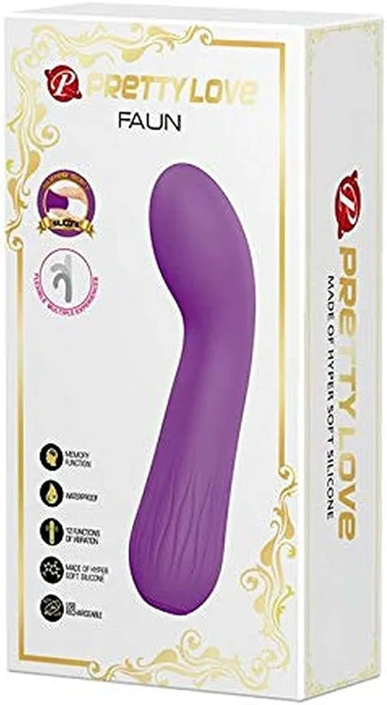 Pretty Love Rechargeable Faun G-spot Vibrator, Purple