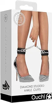 Ouch! Diamond Studded Ankle Cuffs