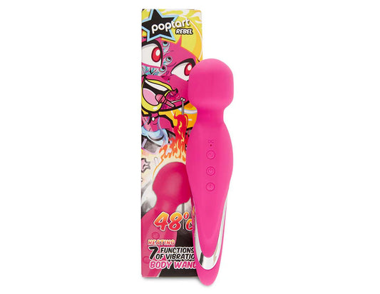 Celebrity Knights Poptart Rebel Rechargeable Heating Body Wand - Pink