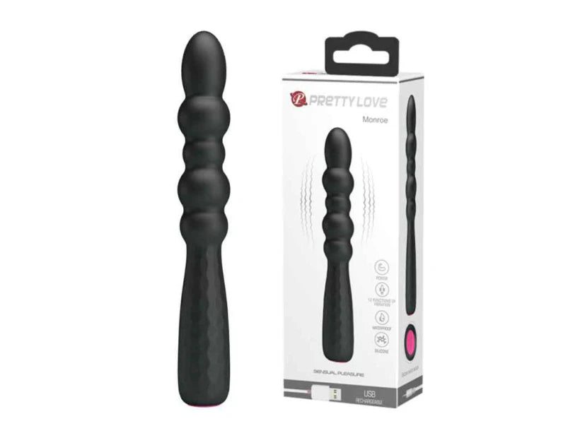 PRETTY LOVE Monroe Vibrating Anal Beads / Butt Plug