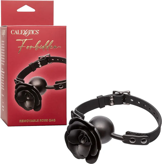 CalExotics Forbidden Removable Rose Gag