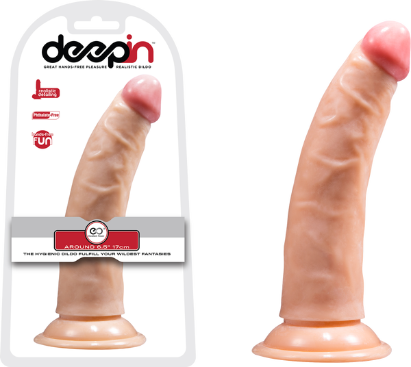 Deepin 10" Realistic Dildo (Light Flesh)