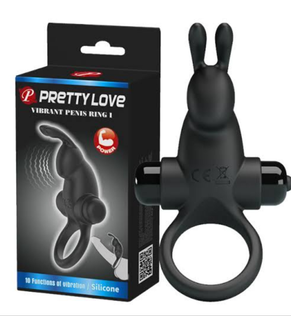 Pretty love vibrating ring