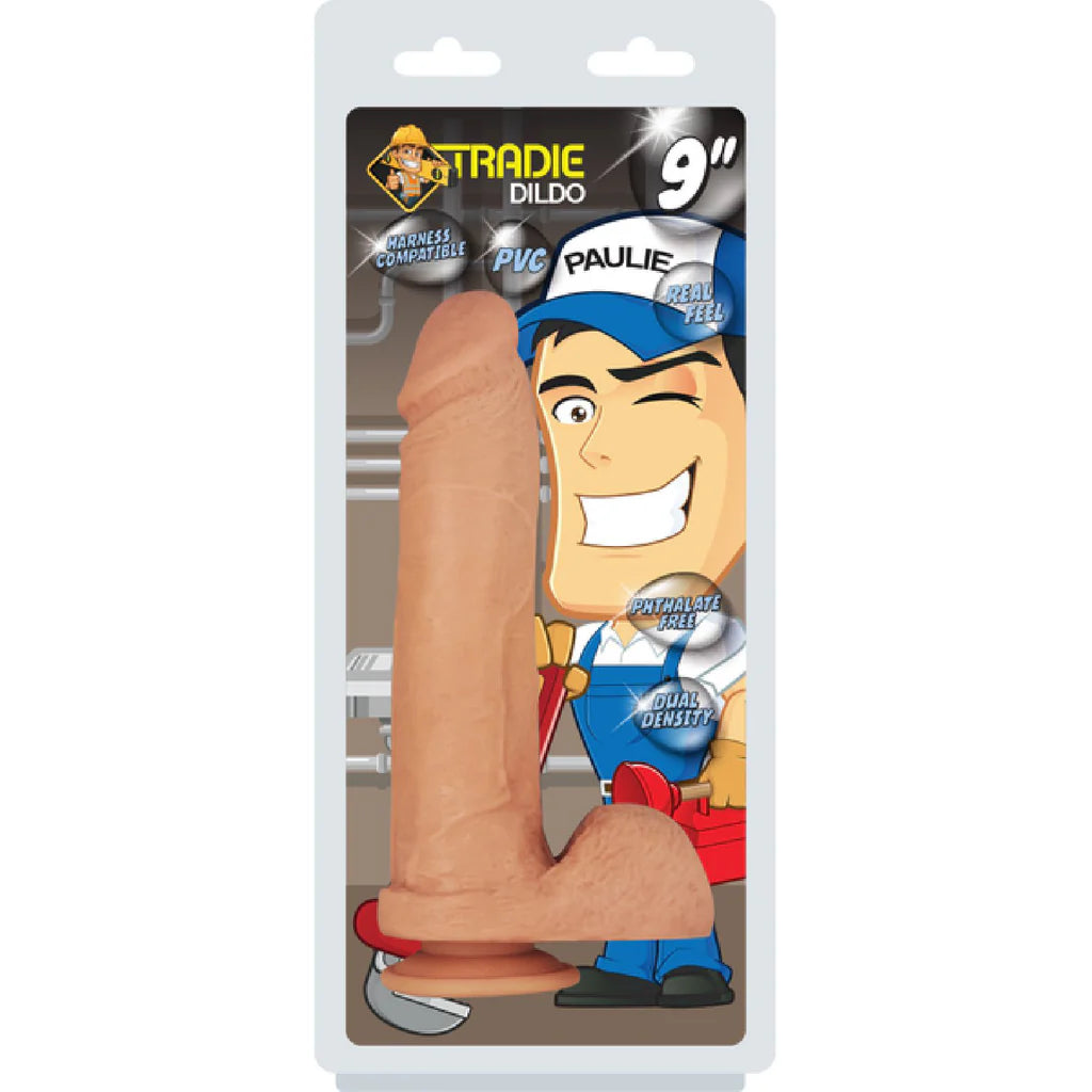 Celebrity Knights Tradie 9″ Dildo – Paulie