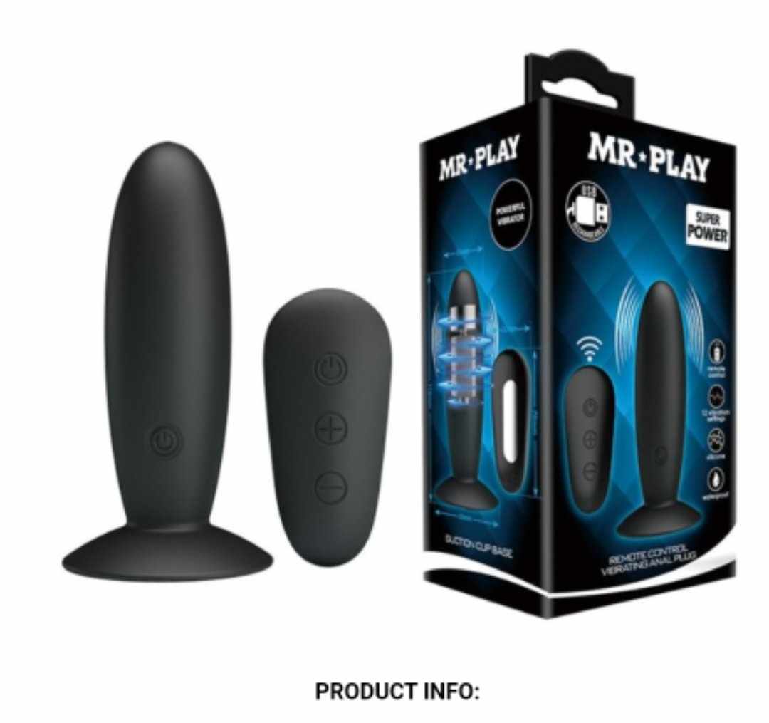 Mr play remote control buttplug