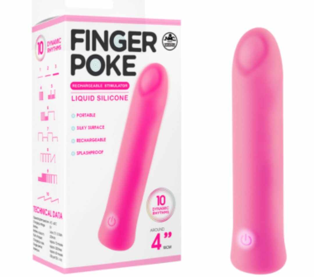 Finger poke clit stim vibrator