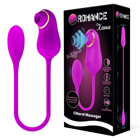 Romance- Kama Rechargeable clitoris massager purple